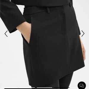 NWT Theory Mini Trouser Skirt